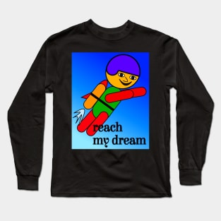 flying boy Long Sleeve T-Shirt